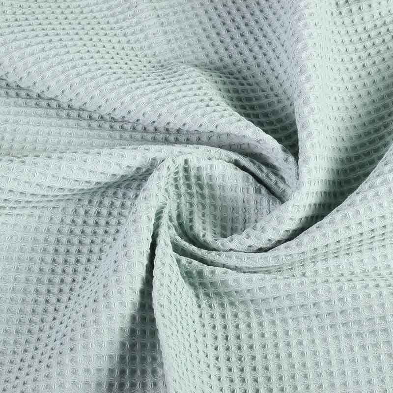 Tissu gaufré vert sauge clair