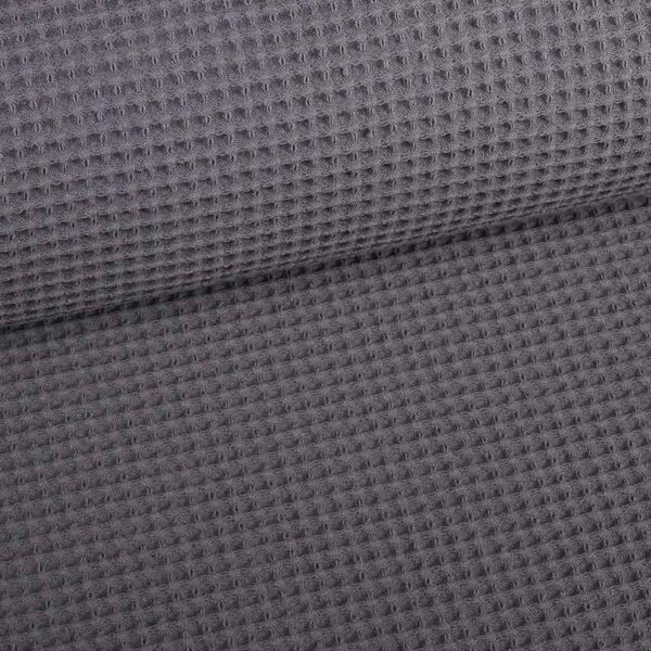Tissu gaufré anthracite