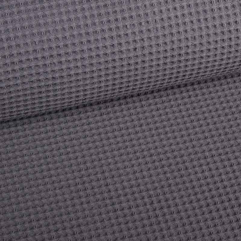 Tissu gaufré anthracite