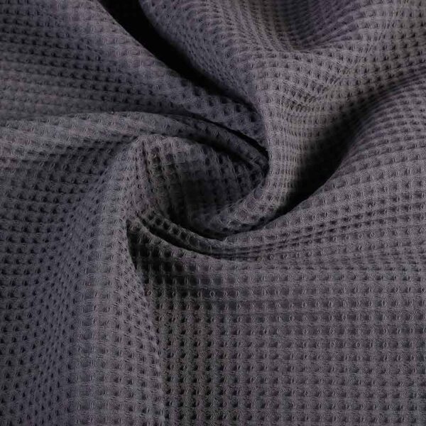 Tissu gaufré anthracite