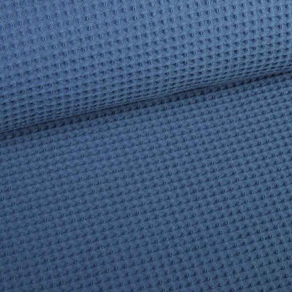 Tissu gaufré jeans