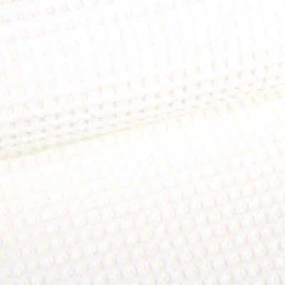 Tissu gaufré grand écru