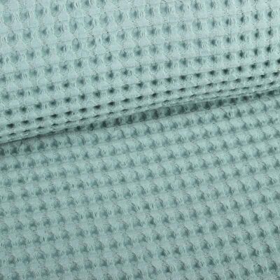 Tissu gaufré vert sauge foncé