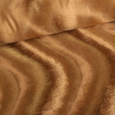 Tissu Velboa camel
