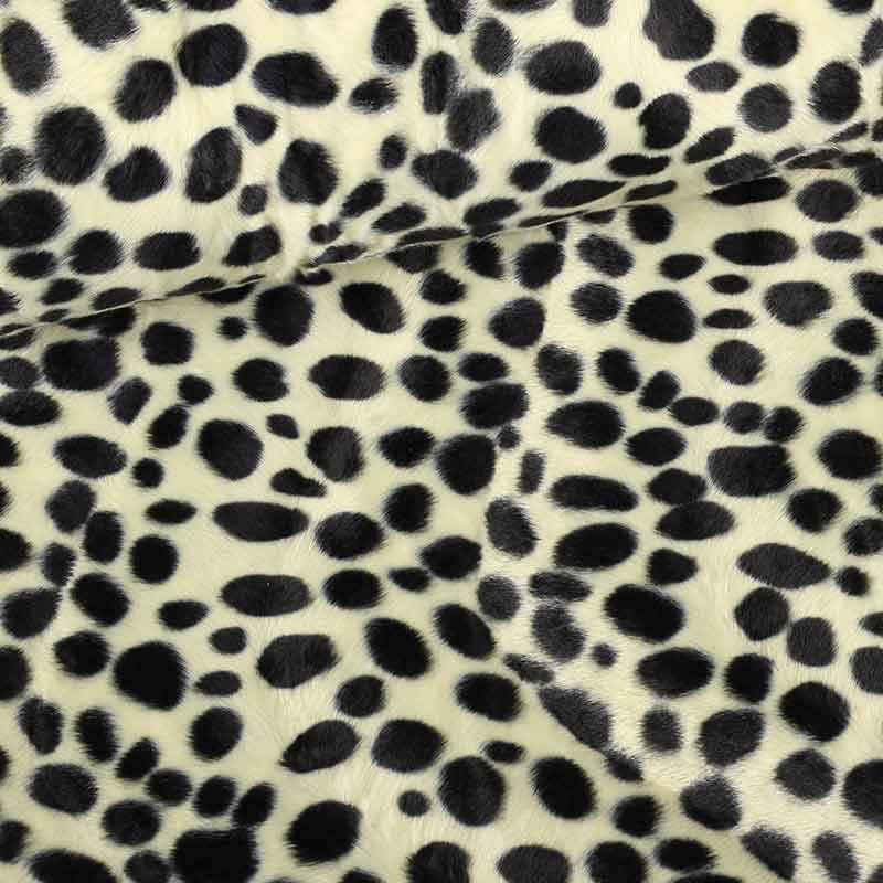 Tissu Velboa imprimé léopard