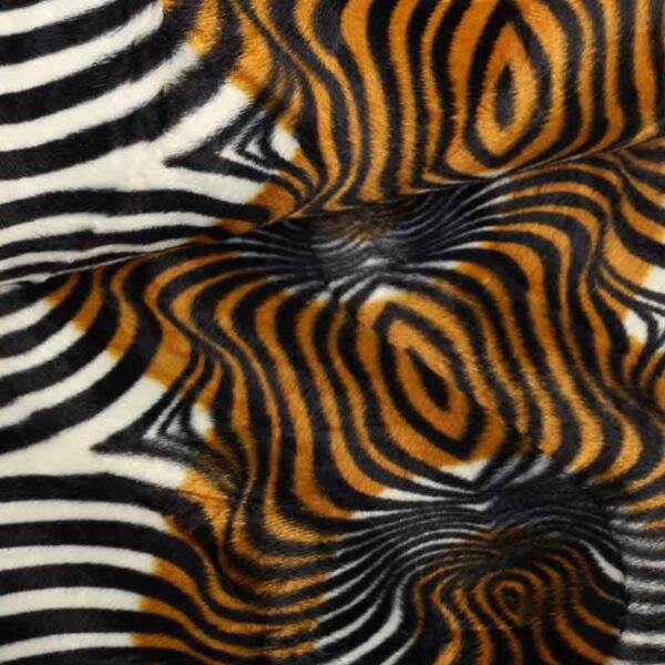 Tissu animal print fantasy tigre