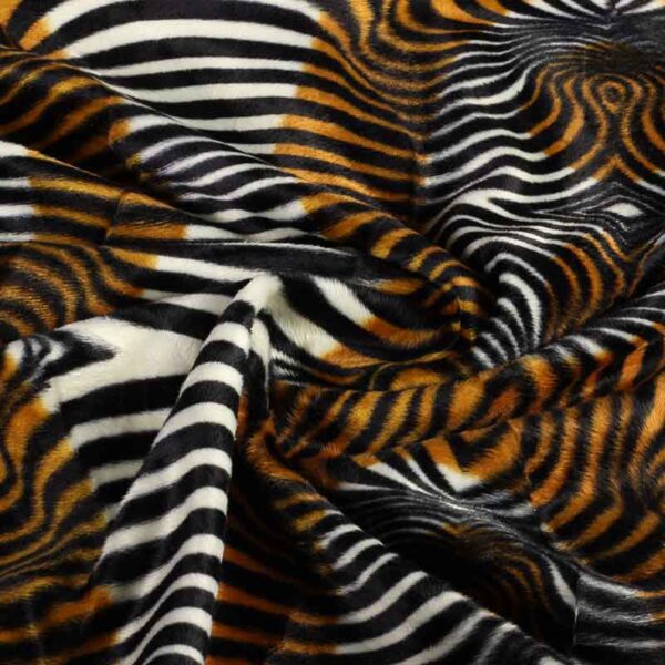 Tissu animal print fantasy tigre