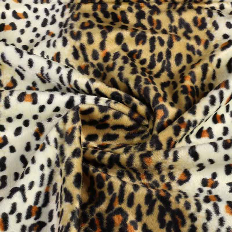 Tissu Velboa panthère