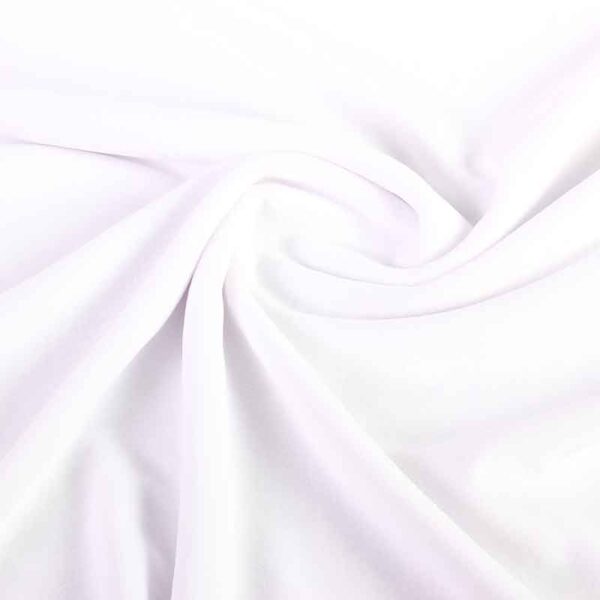 Tissu Nicky velours blanc