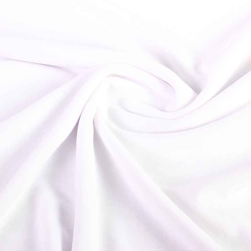 Tissu Nicky velours blanc