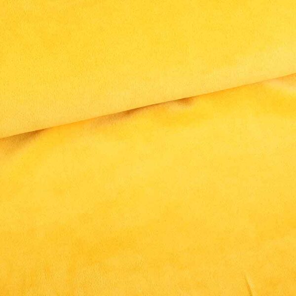 Tissu Nicky velours jaune ocre