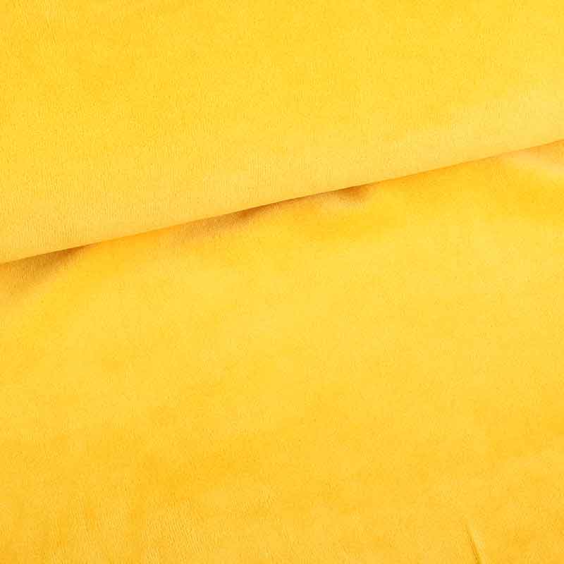 Tissu Nicky velours jaune ocre