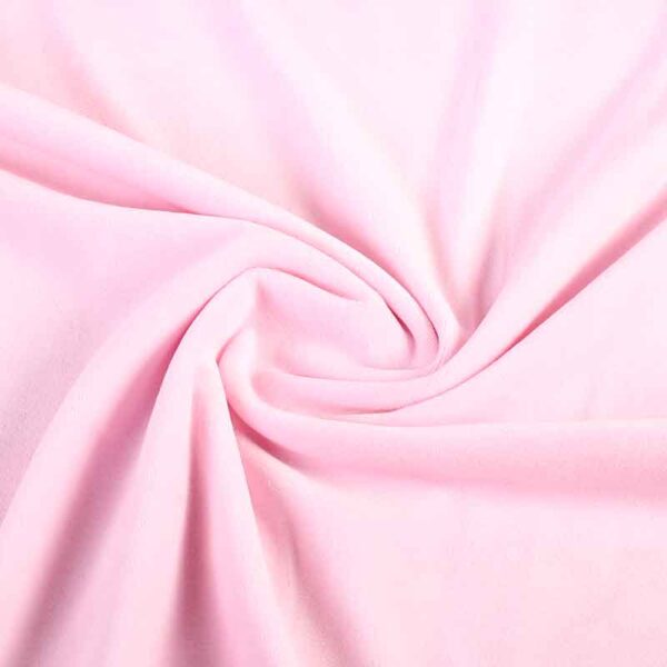 Tissu Nicky velours rose bébé