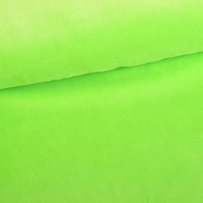 Tissu Nicky velours citron vert