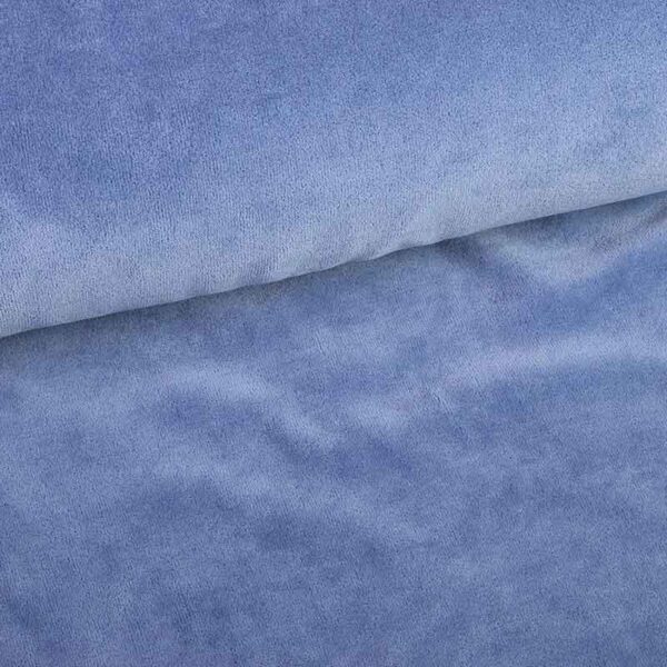 Tissu Nicky velours jeans