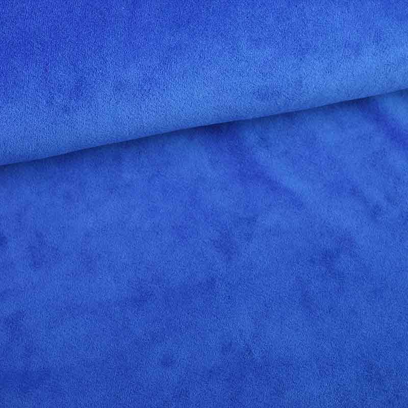 Tissu Nicky velours cobalt