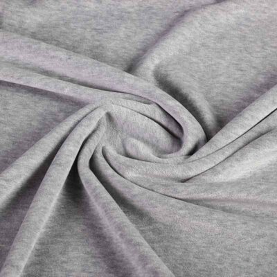Tissu Nicky velours gris chiné