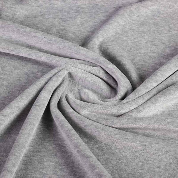 Tissu Nicky velours gris chiné