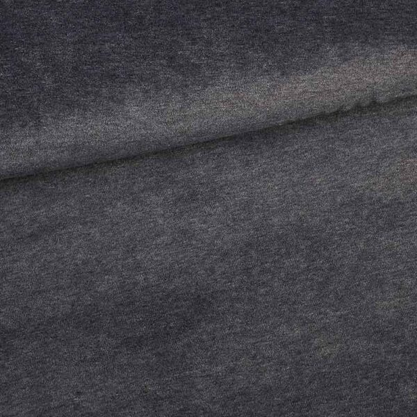 Tissu Nicky velours anthracite
