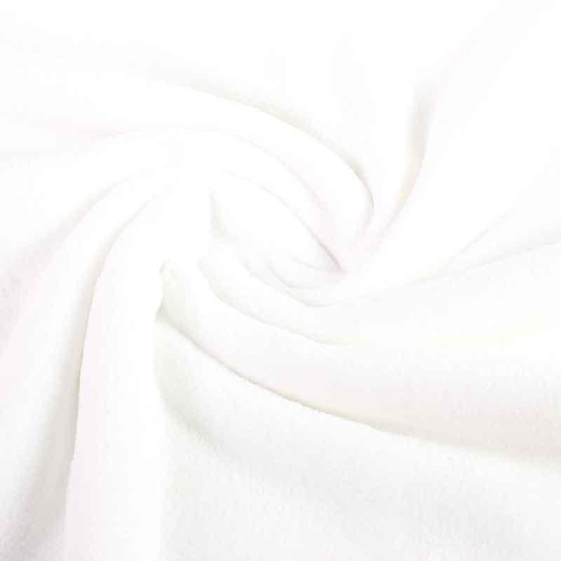 Tissu éponge wellness blanc