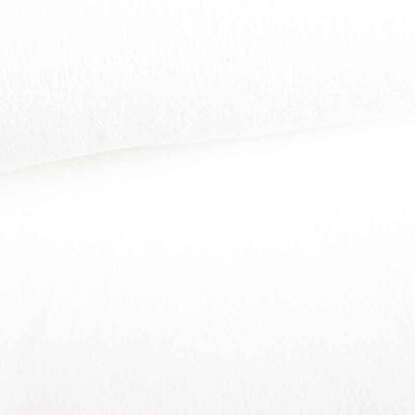 Tissu éponge wellness blanc