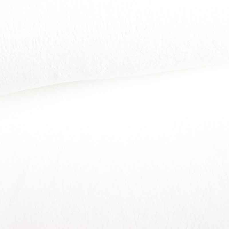 Tissu éponge wellness blanc