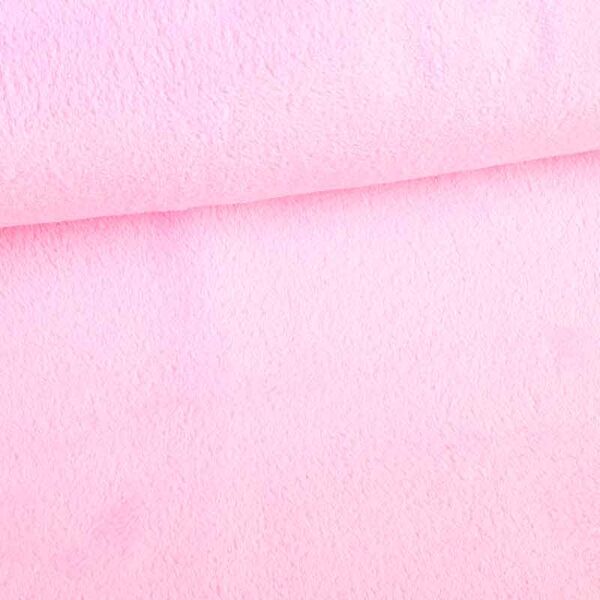 Tissu fleece wellness rose