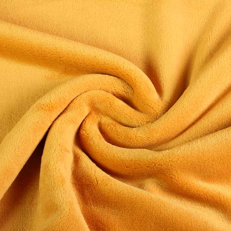 Tissu Wellness ocre jaune