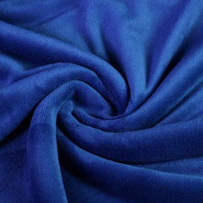 Tissu Wellness fleece kobalt