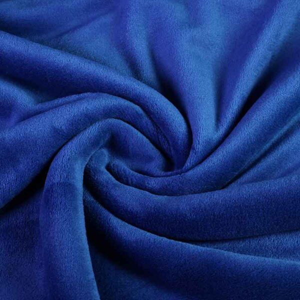 Tissu Wellness fleece kobalt