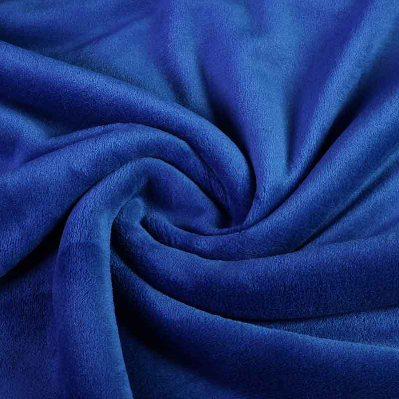 Tissu Wellness fleece kobalt