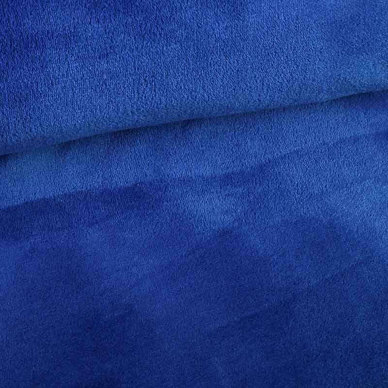 Tissu Wellness fleece kobalt