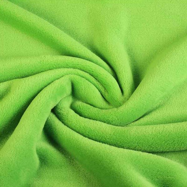 Tissu Wellness fleece lime