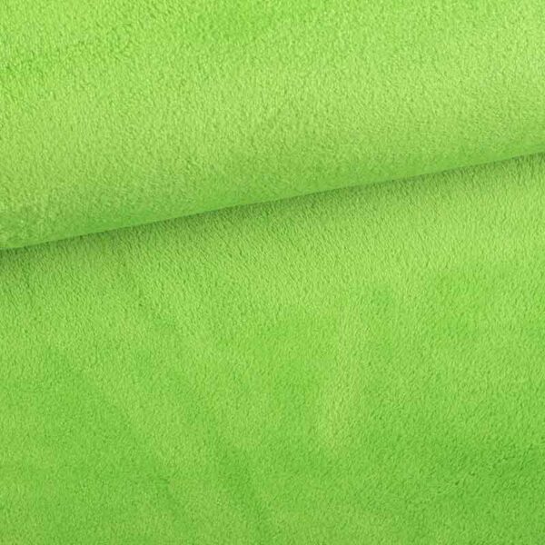 Tissu Wellness fleece lime