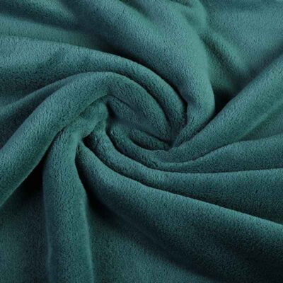 Tissu Wellness éponge vert émeraude