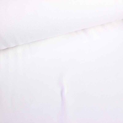 Tissu côte blanc
