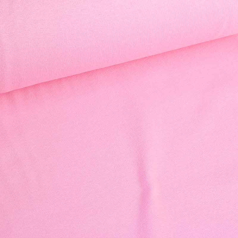Tissu bord côte rose