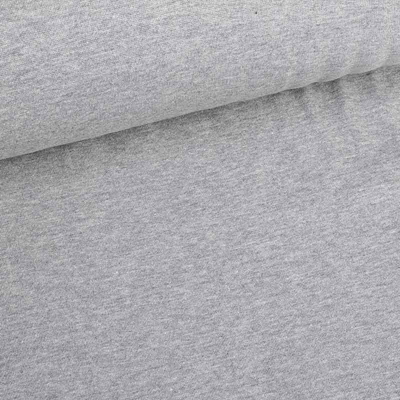 Tissu bord gris chiné