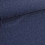Boordstof donker jeans melange