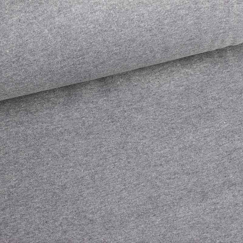 Tissu bord gris foncé chiné