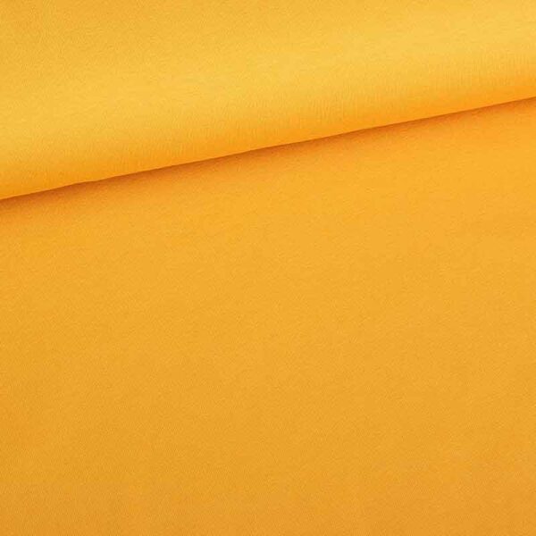 Tissu French Terry jaune ocre
