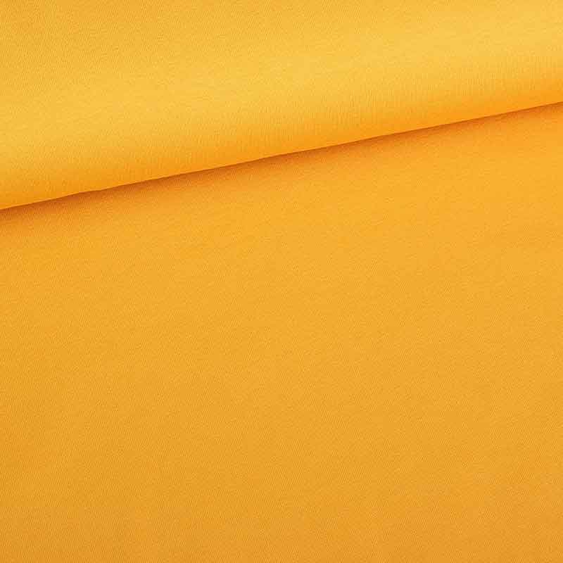 Tissu French Terry jaune ocre