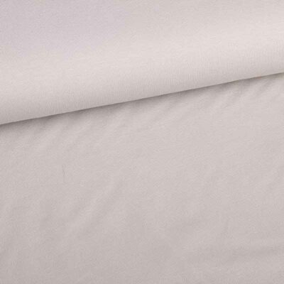 Tissu French Terry gris clair