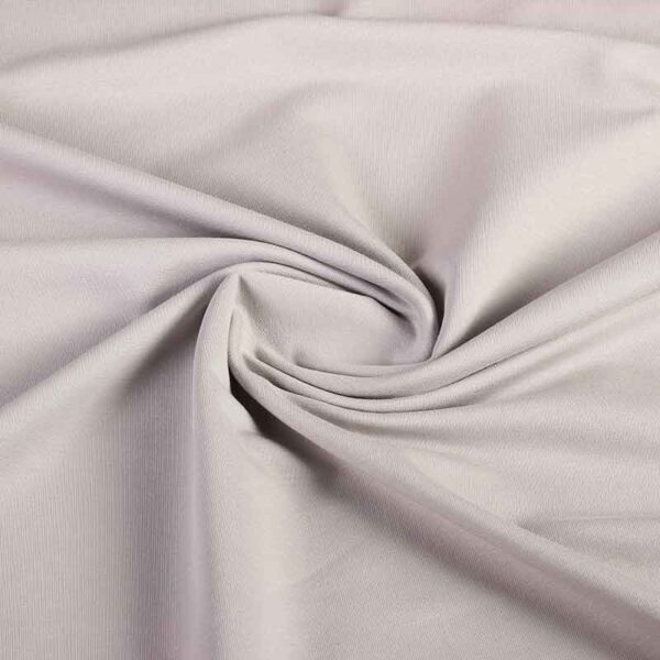 Tissu French Terry gris clair