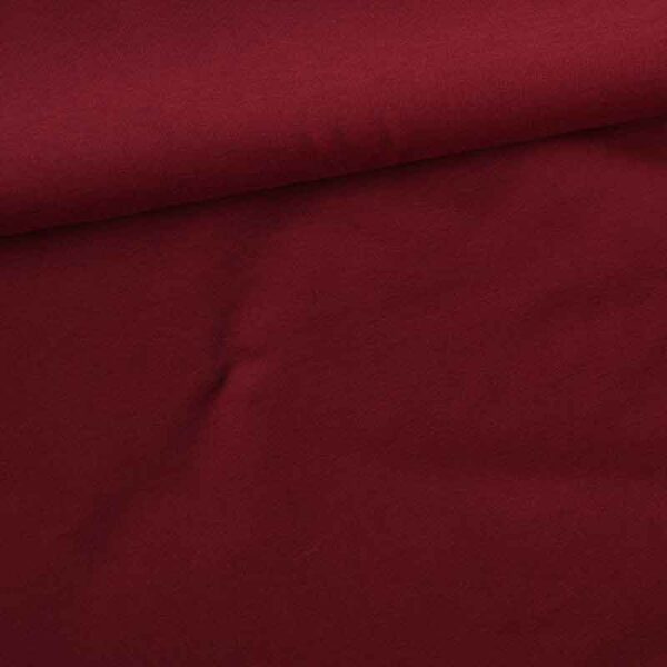 Tissu French Terry bordeaux