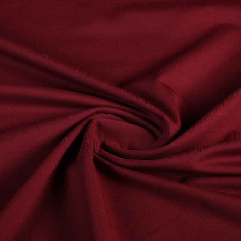 Tissu French Terry bordeaux