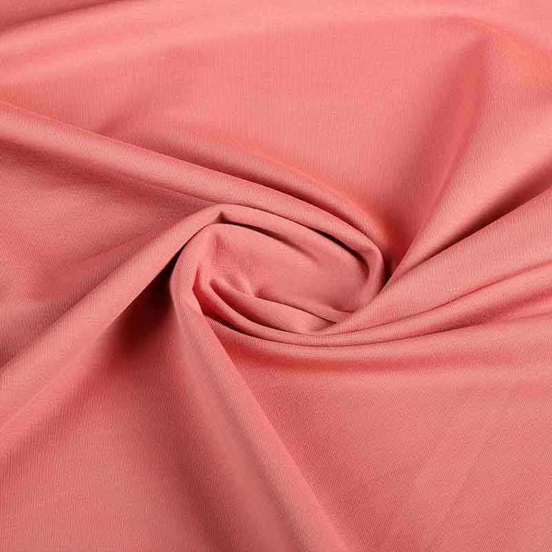 Tissu French Terry abricot