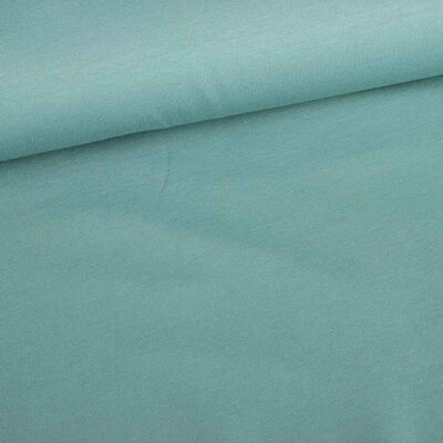 Tissu French Terry vert olive foncé