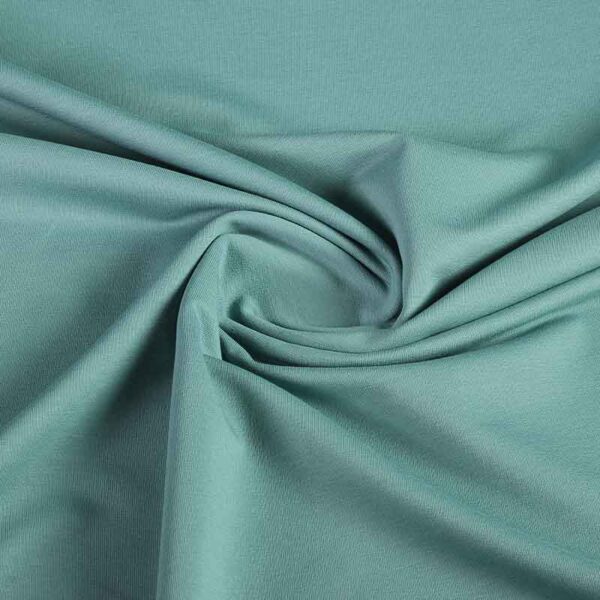 Tissu French Terry vert olive foncé