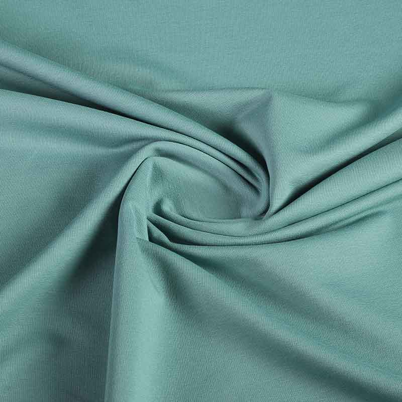 Tissu French Terry vert olive foncé